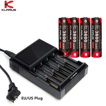 Charger KLARUS CH4S LCD Screen Display Ni-MH/Ni-CD Li-ion Battery Charger + 4pcs Klarus 18650 3600mAh li-ion 18GT-36 batteries 
Charger KLARUS CH4S LCD Screen Display Ni-MH/Ni-CD Li-ion Battery Charger + 4pcs Klarus 18650 3600mAh li-ion 18GT-36 batteries