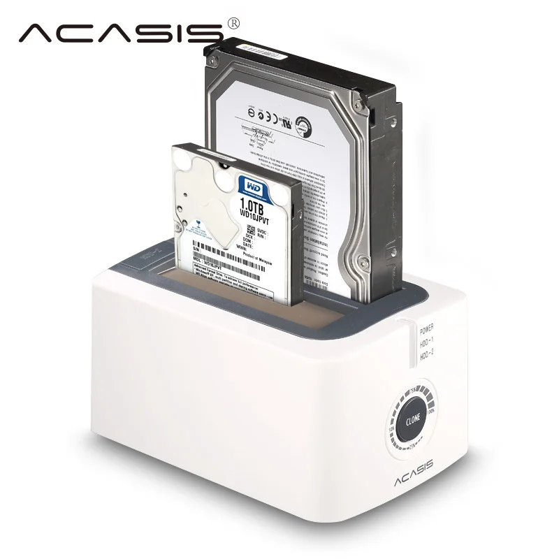 Acasis Dual 2-Bay HDD Dock Station SATA to USB 3.0 Adapter hd 2.5' 3.5' SSD HDD Enclosure Case Plastic External Hard Drive Disk
Acasis Dual 2-Bay HDD Dock Station SATA to USB 3.0 Adapter hd 2.5' 3.5' SSD HDD Enclosure Case Plastic External Hard Drive Disk