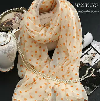 Genuine Silk Women Scarf Fashion Classic Beige Dot Print Scarves 2017 Spring Summer Winter Good Quality Shawl
Genuine Silk Women Scarf Fashion Classic Beige Dot Print Scarves 2017 Spring Summer Winter Good Quality Shawl