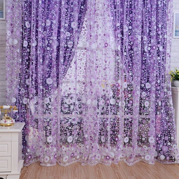 2x1M 1pc Sunflowers Pattern Printed Window Voile Curtains Home Decoration Curtain Living Room Sheer Tulle
2x1M 1pc Sunflowers Pattern Printed Window Voile Curtains Home Decoration Curtain Living Room Sheer Tulle