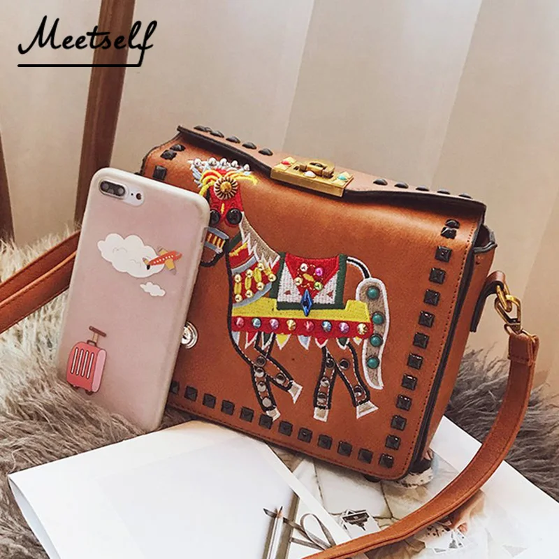MEETSELF Fashion Womens Design Cross Body Bag Ladies Animal Embroidery Shoulder Bag Clutch Bag Luxury Evening Bags HL-17129-2
MEETSELF Fashion Womens Design Cross Body Bag Ladies Animal Embroidery Shoulder Bag Clutch Bag Luxury Evening Bags HL-17129-2