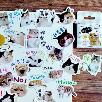 46 Pcs/lot Cat Talk Show Mini Paper Sticker Decoration Diy Ablum Diary Scrapbooking Label Sticker Kawaii Stationery
46 Pcs/lot Cat Talk Show Mini Paper Sticker Decoration Diy Ablum Diary Scrapbooking Label Sticker Kawaii Stationery
