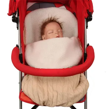 Newborn Thick Sleeping Bag Baby Swaddle Wrap Knit Envelope Baby Warm Swaddling Blanket Infant Stroller Sleep Sack Footmuff
Newborn Thick Sleeping Bag Baby Swaddle Wrap Knit Envelope Baby Warm Swaddling Blanket Infant Stroller Sleep Sack Footmuff
