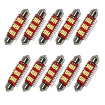 10Pcs Festoon c5w c10w led 36mm 39mm 41mm Dome Light Canbus No Error 4014 12SMD Car Interior Bulbs Auto Dome Reading Lights
10Pcs Festoon c5w c10w led 36mm 39mm 41mm Dome Light Canbus No Error 4014 12SMD Car Interior Bulbs Auto Dome Reading Lights