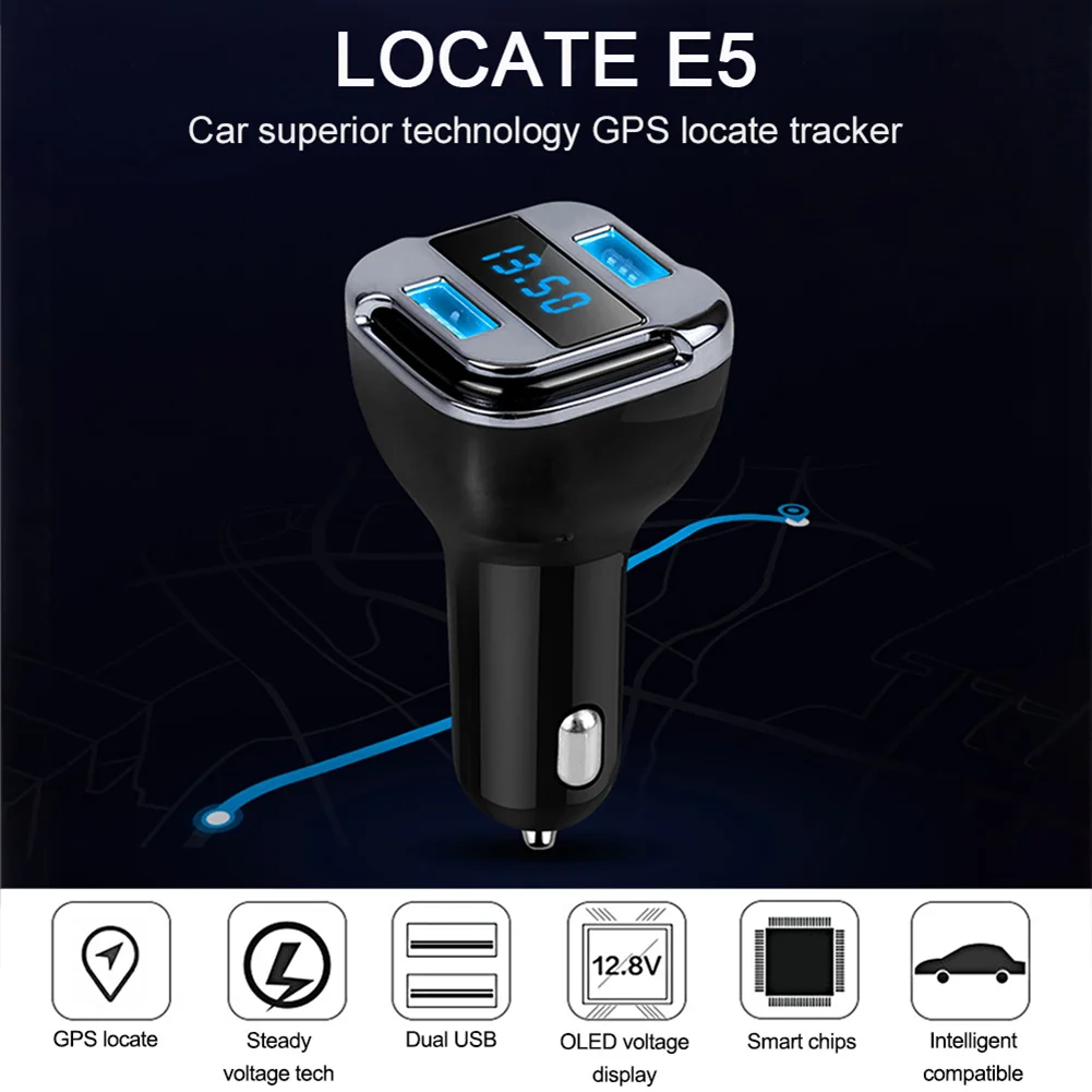 2018 Car GPS Tracking Locator Real Time Location Device Dual USB Car Charger Voltmeter CSL88
2018 Car GPS Tracking Locator Real Time Location Device Dual USB Car Charger Voltmeter CSL88