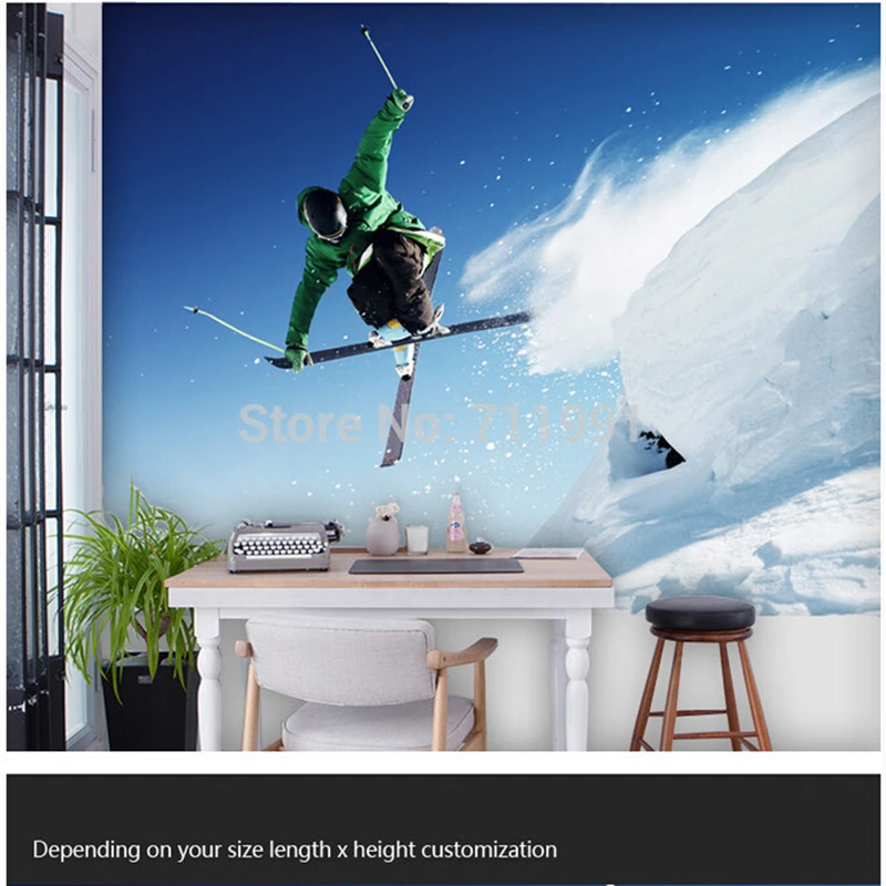 Custom Wallcoverings mural for living room TV background papel de parede 3D adventure outdoor sports ski mountain scenery
Custom Wallcoverings mural for living room TV background papel de parede 3D adventure outdoor sports ski mountain scenery