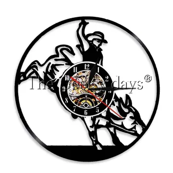 1Piece Bull Rider Cowboy Horse Scenic Art Vinyl Record Clock Bullfighter Luminous Saddling Up Modern Wall Lamp Western Lighting
1Piece Bull Rider Cowboy Horse Scenic Art Vinyl Record Clock Bullfighter Luminous Saddling Up Modern Wall Lamp Western Lighting