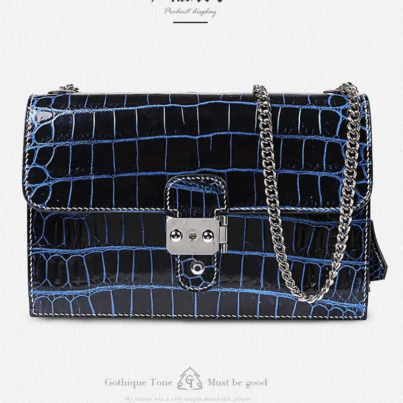 Gete new crocodile skin belly female bag worn one shoulder bag leather handbag female lock chain women bag
Gete new crocodile skin belly female bag worn one shoulder bag leather handbag female lock chain women bag