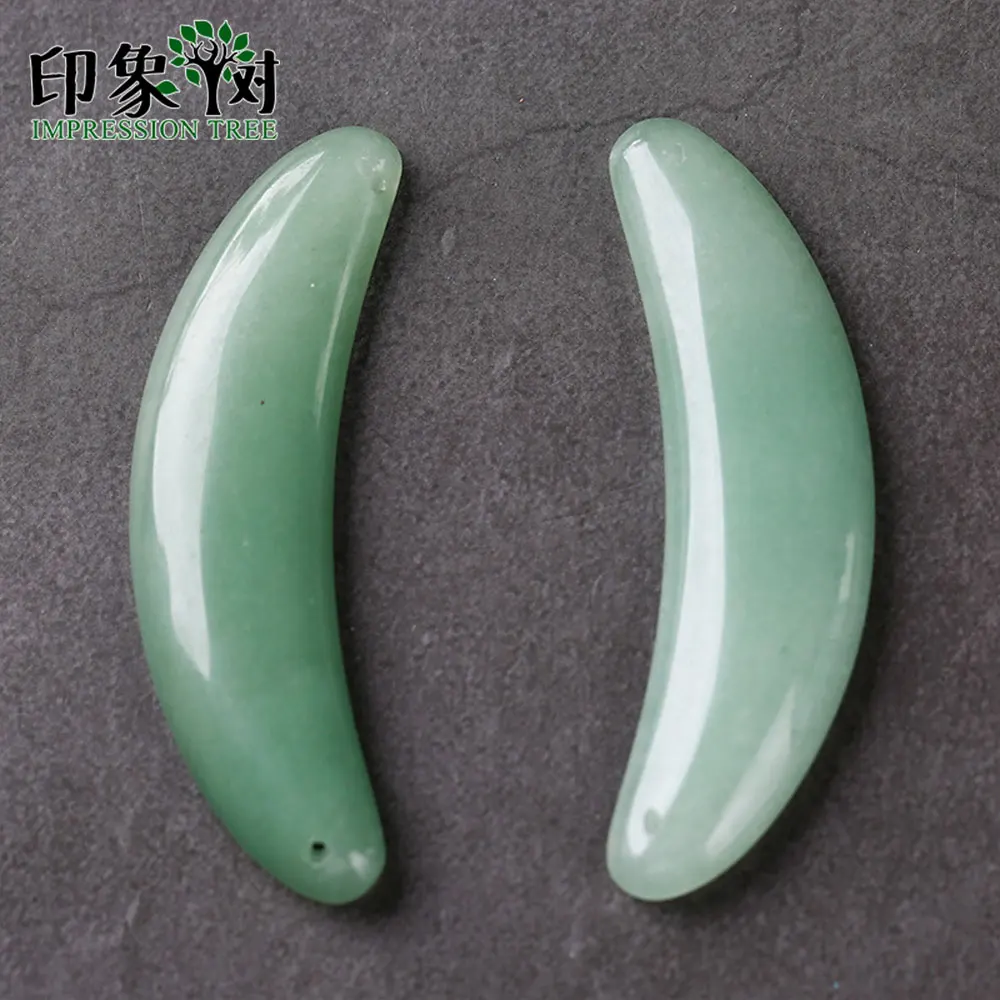 61X16mm Polishing Natural Gem Jad e Stone Moon Pendant Green 3D Carven Banana Shape Necklace Charms DIY Jewelry Making 18094
61X16mm Polishing Natural Gem Jad e Stone Moon Pendant Green 3D Carven Banana Shape Necklace Charms DIY Jewelry Making 18094