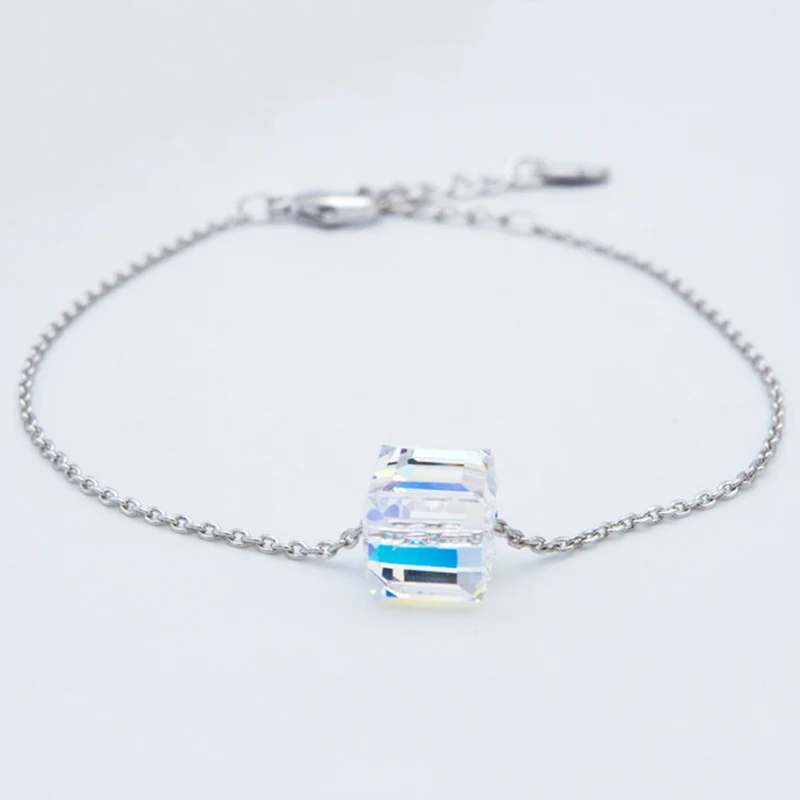 Joyashiny Simple Link Chain Bracelets Crystals From Swarovski Handmade Knots Lucky Crystals Bead Bracelet Silver Color Jewelry
Joyashiny Simple Link Chain Bracelets Crystals From Swarovski Handmade Knots Lucky Crystals Bead Bracelet Silver Color Jewelry