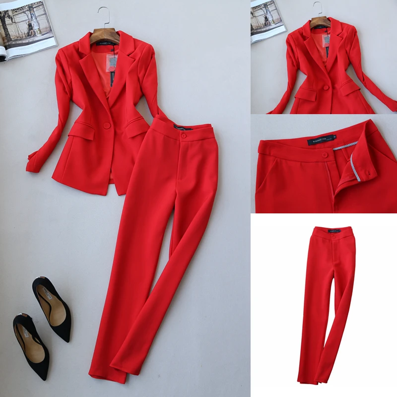 Autumn new fashion suit female Korean version of the ladies suit jacket nine points feet pants two sets
Autumn new fashion suit female Korean version of the ladies suit jacket nine points feet pants two sets