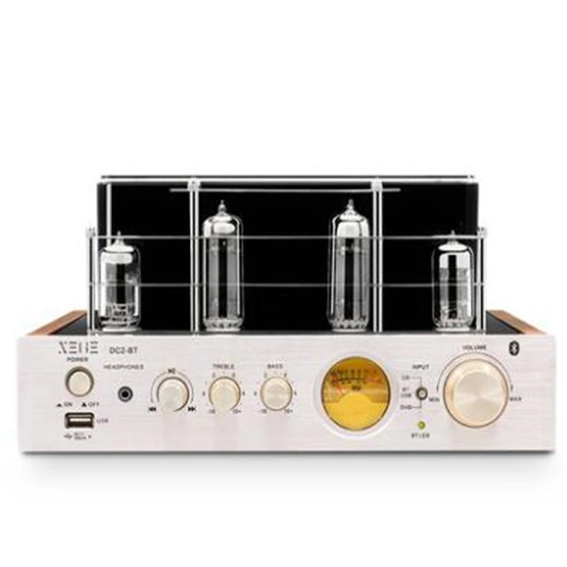 XEGE DC2 HiFi Stereo Wireless Bluetooth Tube Amplifier Audio Power Amplifier USB/headphone 25W+25W 220V
XEGE DC2 HiFi Stereo Wireless Bluetooth Tube Amplifier Audio Power Amplifier USB/headphone 25W+25W 220V