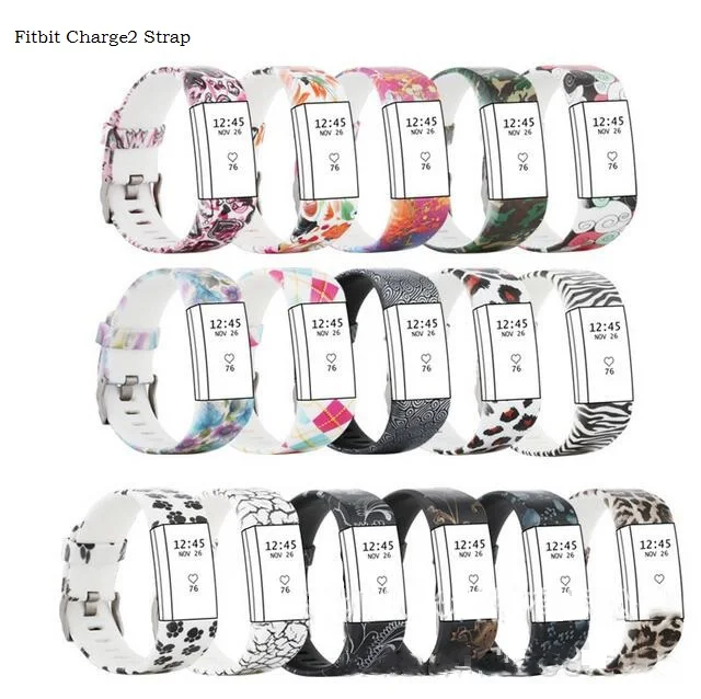 S 140-170mm TPU+TPE Printing Watch Band For Fitbit Charge 2 Strap Replacement Leopard Pattern Wristband For Fit Bit Charge2
S 140-170mm TPU+TPE Printing Watch Band For Fitbit Charge 2 Strap Replacement Leopard Pattern Wristband For Fit Bit Charge2