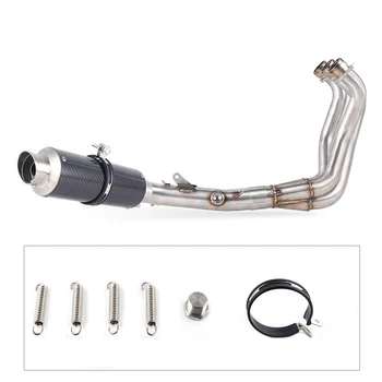 Full System Carbon Fiber Escape Middle Pipe Muffler Exhaust Slip On For yamaha FZ09 MT09 MT-09 FZ-09 2014-2018 Not for Tracer
Full System Carbon Fiber Escape Middle Pipe Muffler Exhaust Slip On For yamaha FZ09 MT09 MT-09 FZ-09 2014-2018 Not for Tracer
