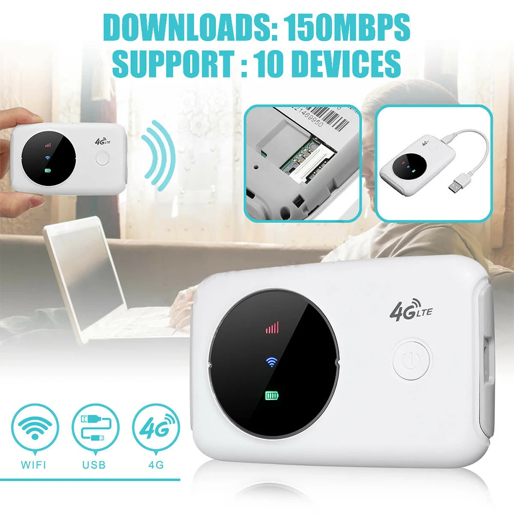 MIFI 4G LTE Fast Hotspot Wireless Accessories Portable Unlock Universal Mini Broadband Car LCD Display Travel Mobile Wifi Router
MIFI 4G LTE Fast Hotspot Wireless Accessories Portable Unlock Universal Mini Broadband Car LCD Display Travel Mobile Wifi Router