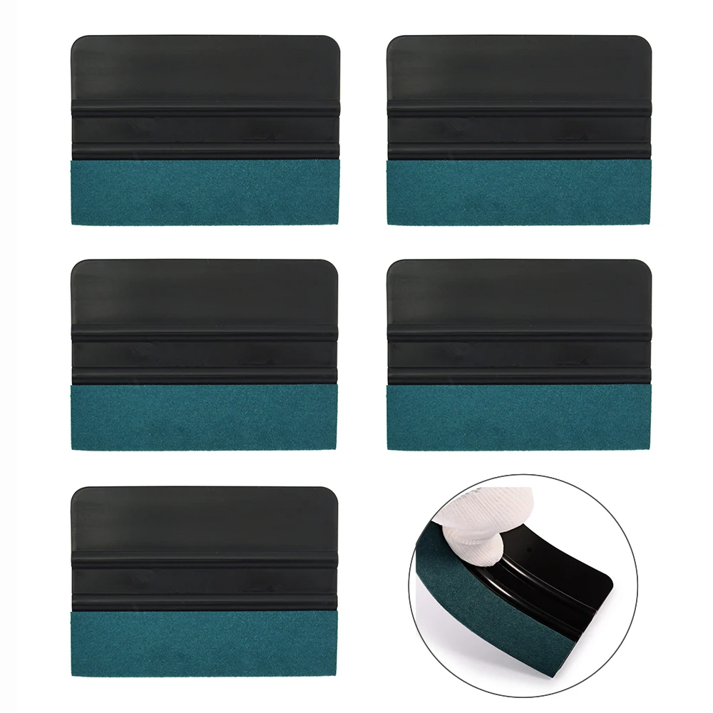 EHDIS 5pcs Car Wrapping Squeegee Carbon Film Vinyl Wrap Suede Felt Scraper Window Tint Cleaning Car Stickers Styling Accessories
EHDIS 5pcs Car Wrapping Squeegee Carbon Film Vinyl Wrap Suede Felt Scraper Window Tint Cleaning Car Stickers Styling Accessories