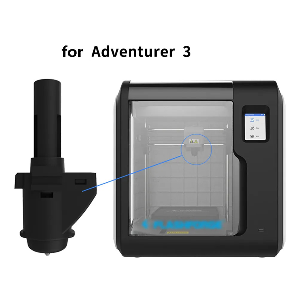 For Flashforge 3D Printer Nozzle Assembly Hotend Kit for Flashforge Adventurer 3 3D Printer Replacement Parts Special Fittings
For Flashforge 3D Printer Nozzle Assembly Hotend Kit for Flashforge Adventurer 3 3D Printer Replacement Parts Special Fittings