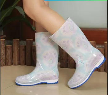 Spring Autum Ladies Fashion Waterproof Flat Heel Rain Boots Women New Arrival Round Toe Printed Flower Rubber Water Shoes 30
Spring Autum Ladies Fashion Waterproof Flat Heel Rain Boots Women New Arrival Round Toe Printed Flower Rubber Water Shoes 30