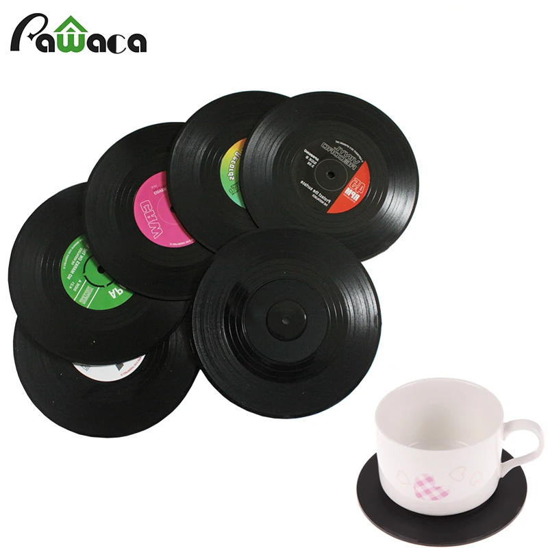 2/4/6pcs Non Slip Coasters Set Retro CD Record Coasters Table Cup Mat Placemat Vinyl Coffee Drink Coasters for Bar, Home Decor
2/4/6pcs Non Slip Coasters Set Retro CD Record Coasters Table Cup Mat Placemat Vinyl Coffee Drink Coasters for Bar, Home Decor