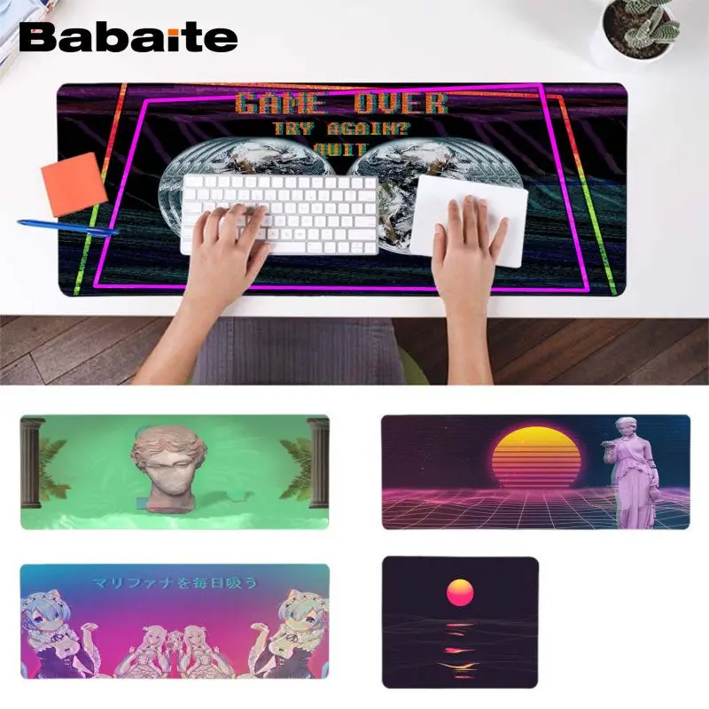 Babaite New Designs Retro retrowave Natural Rubber Gaming mousepad Desk Mat Rubber PC Computer Gaming mousepad
Babaite New Designs Retro retrowave Natural Rubber Gaming mousepad Desk Mat Rubber PC Computer Gaming mousepad