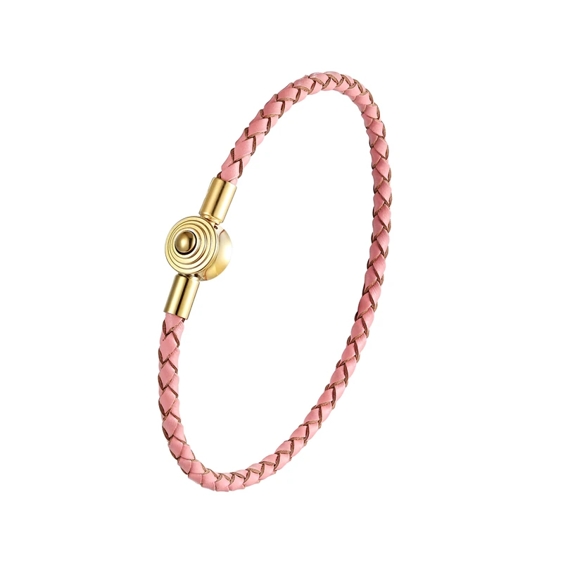 Genuine Leather Rope Chain Stainless Steel High Quality Snake Buckle Suitable Wearing Beads Charm Bracelets For Female Jewelry
Genuine Leather Rope Chain Stainless Steel High Quality Snake Buckle Suitable Wearing Beads Charm Bracelets For Female Jewelry