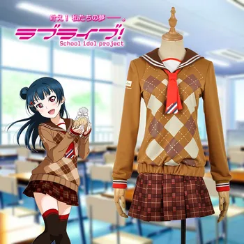 LoveLive!SunShine!! Aqours Happy Valentine Tsushima Yoshiko Unawakened Dress Girls Cosplay Costume Adult Women Clothing Socks
LoveLive!SunShine!! Aqours Happy Valentine Tsushima Yoshiko Unawakened Dress Girls Cosplay Costume Adult Women Clothing Socks