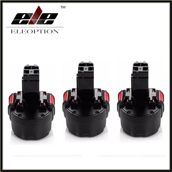 Eleoption 3PCS BAT048 9.6V 2000mAh Ni-CD Rechargeable Battery Pack Powr Tools Battery for Bosch PSR 960 2 607 335 272 32609-RT
Eleoption 3PCS BAT048 9.6V 2000mAh Ni-CD Rechargeable Battery Pack Powr Tools Battery for Bosch PSR 960 2 607 335 272 32609-RT
