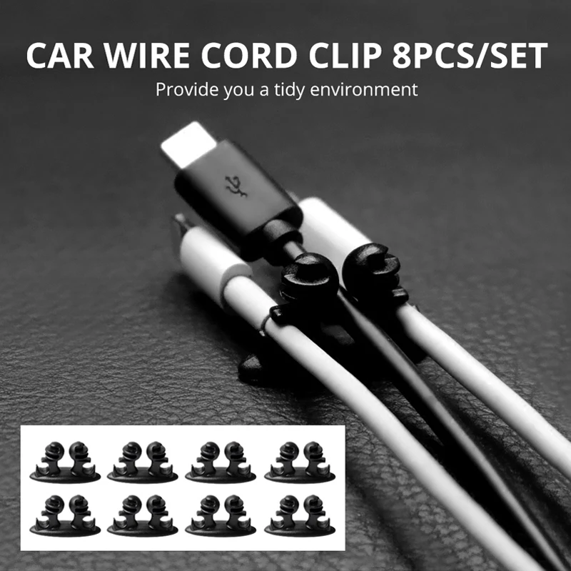 8Pcs/Lot Car Wire Cord Clip Drop Cable Holder Tidy Organizer Adhesive Clamp Line Fixer
8Pcs/Lot Car Wire Cord Clip Drop Cable Holder Tidy Organizer Adhesive Clamp Line Fixer