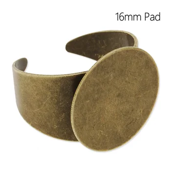 Antique Bronze Tone Adjustable Ring Blanks Base 16mm For Kids / Children Ring Accessories, 20 pcs per Package-C4657
Antique Bronze Tone Adjustable Ring Blanks Base 16mm For Kids / Children Ring Accessories, 20 pcs per Package-C4657