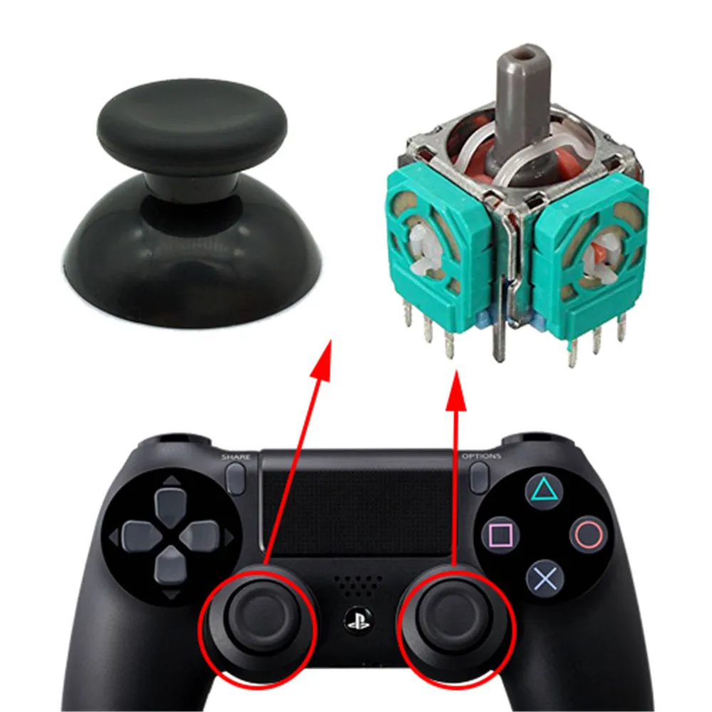 2 Pcs for Sony Dualshock 4 PS4 PRO Slim Controller 3pin 3d Rocker Joystick Axis Analog Sensor Repair Parts Accessories
2 Pcs for Sony Dualshock 4 PS4 PRO Slim Controller 3pin 3d Rocker Joystick Axis Analog Sensor Repair Parts Accessories