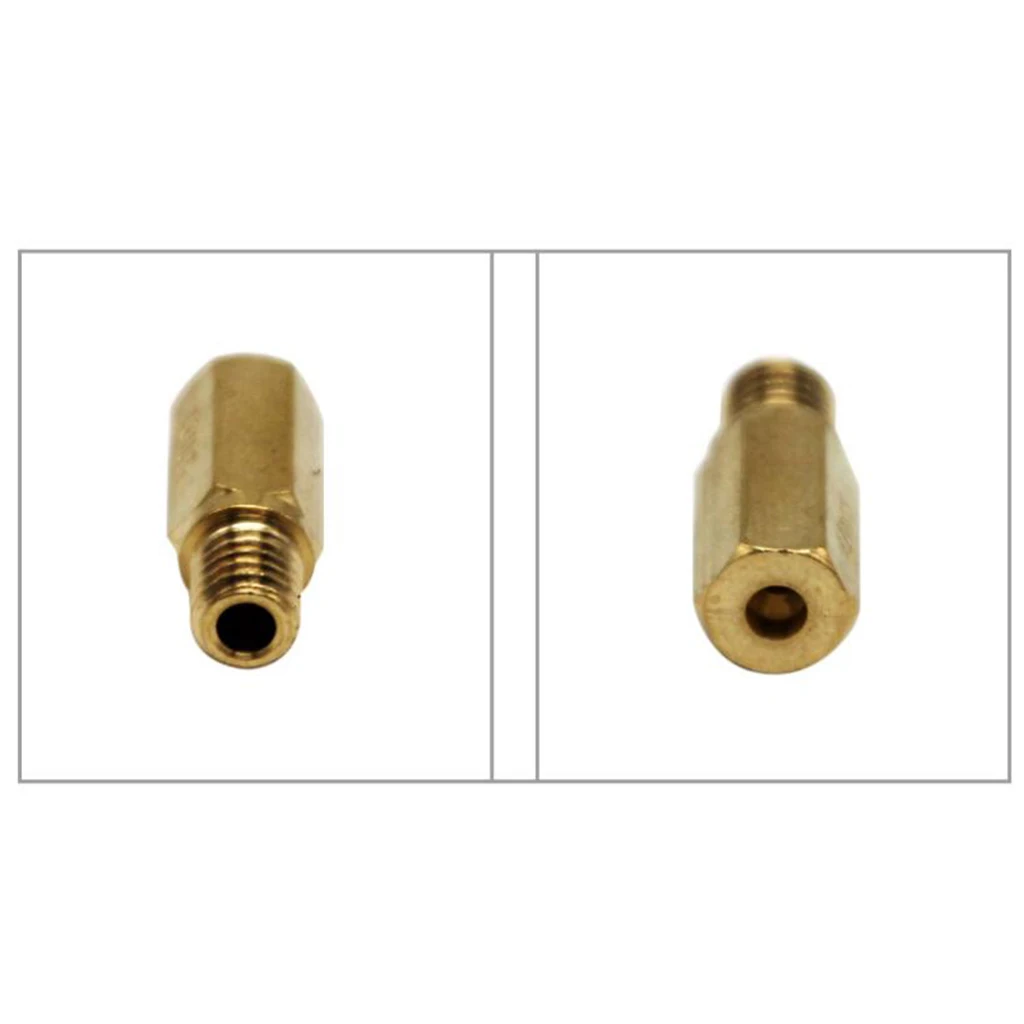 10pcs Copper Carburetor Repair kit Main jets 100 105 108 110 115 120 125 130 135 140 for PWK KOSO KEIHIN OKO Golden