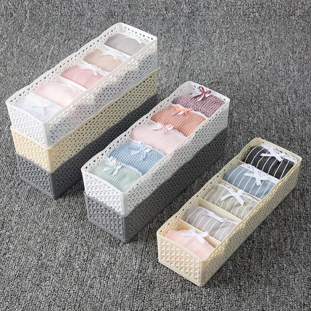 5 Grids Women Men Socks Underwear Storage Box Basket Organizer Drawer Wardrobe Plastic Container Cosmetics Makeup Box
5 Grids Women Men Socks Underwear Storage Box Basket Organizer Drawer Wardrobe Plastic Container Cosmetics Makeup Box