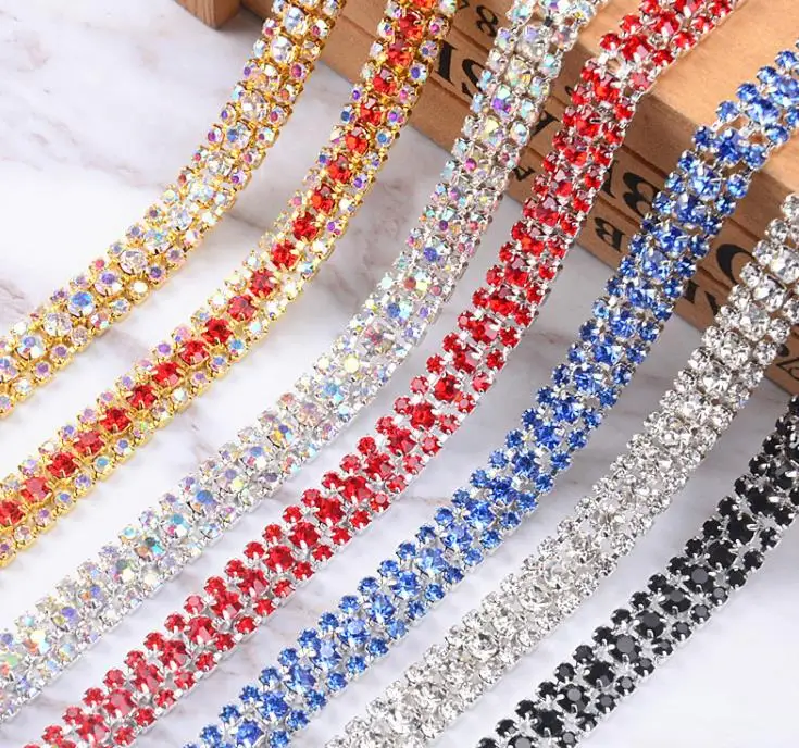 Rhinestone Chain Trim Crystal Rhinestone Sewing Applique Sew On Rhinestone Accessories For Dress Decoration S Gold
Rhinestone Chain Trim Crystal Rhinestone Sewing Applique Sew On Rhinestone Accessories For Dress Decoration S Gold