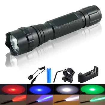 WF-501B T6 1000 Lumen LED Tactical Flashlight 1 Mode High Power LED Outdoor Hunting Flashlight Using 18650 Battery Set
WF-501B T6 1000 Lumen LED Tactical Flashlight 1 Mode High Power LED Outdoor Hunting Flashlight Using 18650 Battery Set