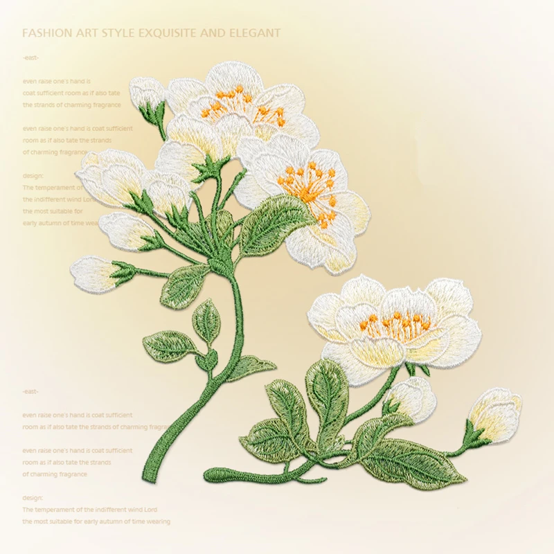 1PC Exquisite Water Soluble Flower Patches Embroidery Cloth Paste High Quality Embroidery DIY Accessories Sew On Floral Patches
1PC Exquisite Water Soluble Flower Patches Embroidery Cloth Paste High Quality Embroidery DIY Accessories Sew On Floral Patches