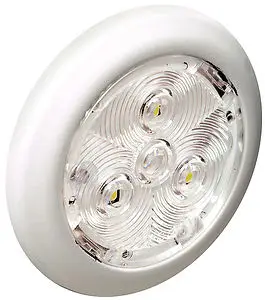 Surface Mount 2.75" Round LED Marine / Boat / RV / Caravan Saloon Light with White Plastic Housing
Surface Mount 2.75" Round LED Marine / Boat / RV / Caravan Saloon Light with White Plastic Housing