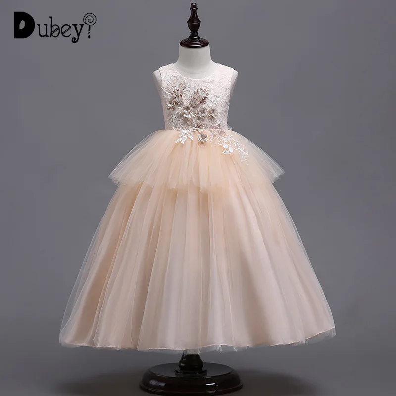 Flower Girl Elegant Champagne Long Wedding Princess Dress Baby Girls Vest Dress for Party Teens Girls Birthday Festival Costumes
Flower Girl Elegant Champagne Long Wedding Princess Dress Baby Girls Vest Dress for Party Teens Girls Birthday Festival Costumes