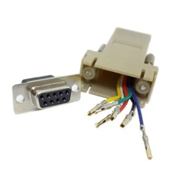 Wholesale 100pcs/lot DB9 Female to RJ45 Female F/F RS232 Modular Adapter Connector Convertor Extender
Wholesale 100pcs/lot DB9 Female to RJ45 Female F/F RS232 Modular Adapter Connector Convertor Extender