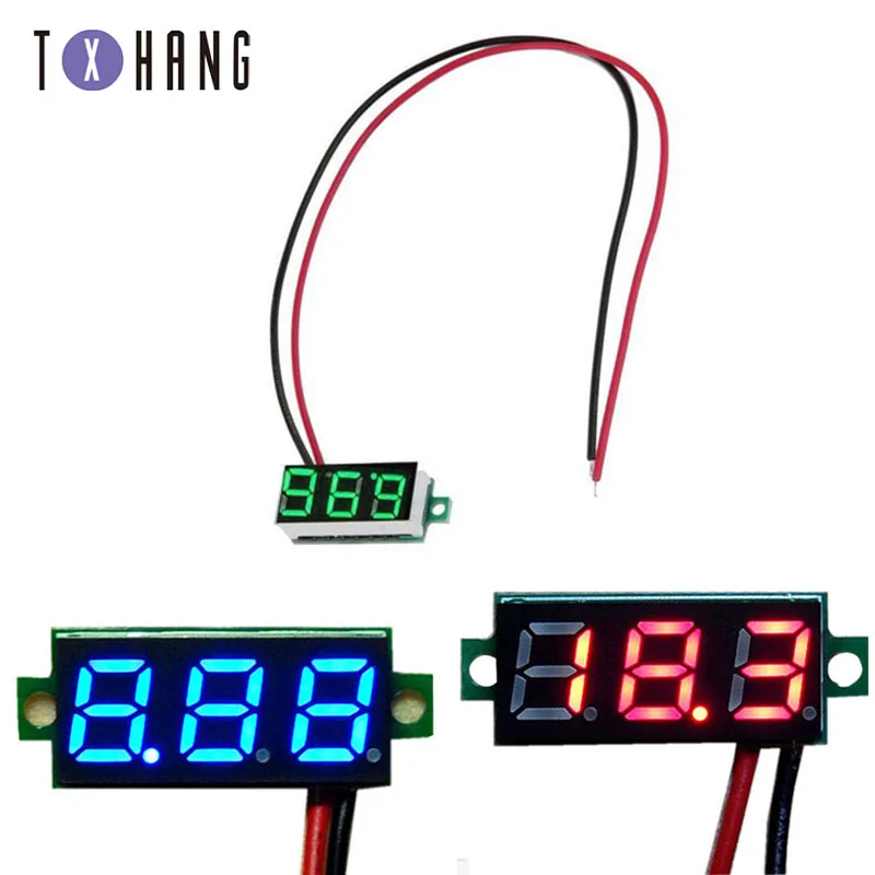 Mini Digital Voltmeter Voltage Tester Meter 0.28 Inch 2.5V-30V LED Screen Electronic Parts Accessories Digital Voltmeter
Mini Digital Voltmeter Voltage Tester Meter 0.28 Inch 2.5V-30V LED Screen Electronic Parts Accessories Digital Voltmeter