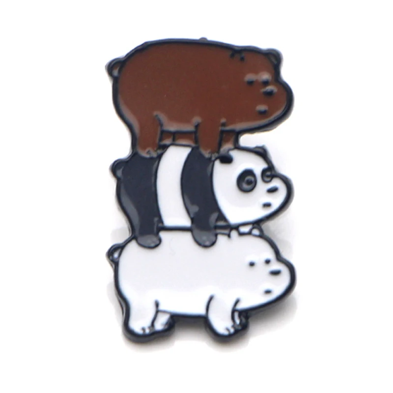 K28 We Bare Bears Cute Pins Metal Badge Cartoon Character Kawaii Pins Icon on The Backpack Pin Brooches for Collar Pins
K28 We Bare Bears Cute Pins Metal Badge Cartoon Character Kawaii Pins Icon on The Backpack Pin Brooches for Collar Pins