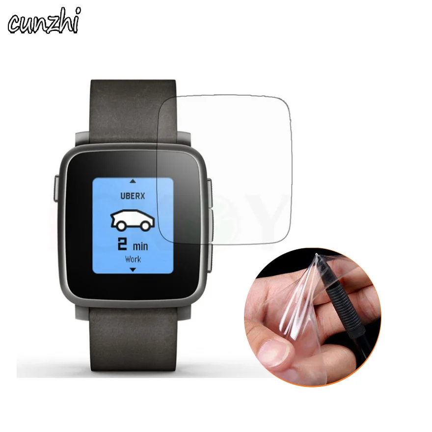 Anti Scratch Soft Ultra Clear Protective Film for Pebble Time Steel Smartwatch Full Screen Protector Films
Anti Scratch Soft Ultra Clear Protective Film for Pebble Time Steel Smartwatch Full Screen Protector Films