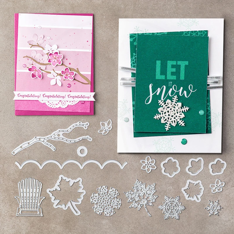 InLoveArts16Pcs/lot 200*77MM Colorful Seasons Metal Cutting Dies for Scrapingbooking Card Making Embossing Stencil DIY Crafts
InLoveArts16Pcs/lot 200*77MM Colorful Seasons Metal Cutting Dies for Scrapingbooking Card Making Embossing Stencil DIY Crafts