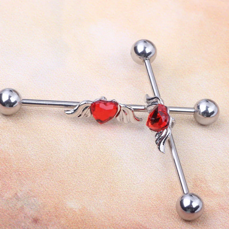Wholesale 20Pcs Mix Stainless Steel Arrow Love Heart Ear Cartilage Long Barbell Earring Industrial Piercing
Wholesale 20Pcs Mix Stainless Steel Arrow Love Heart Ear Cartilage Long Barbell Earring Industrial Piercing
