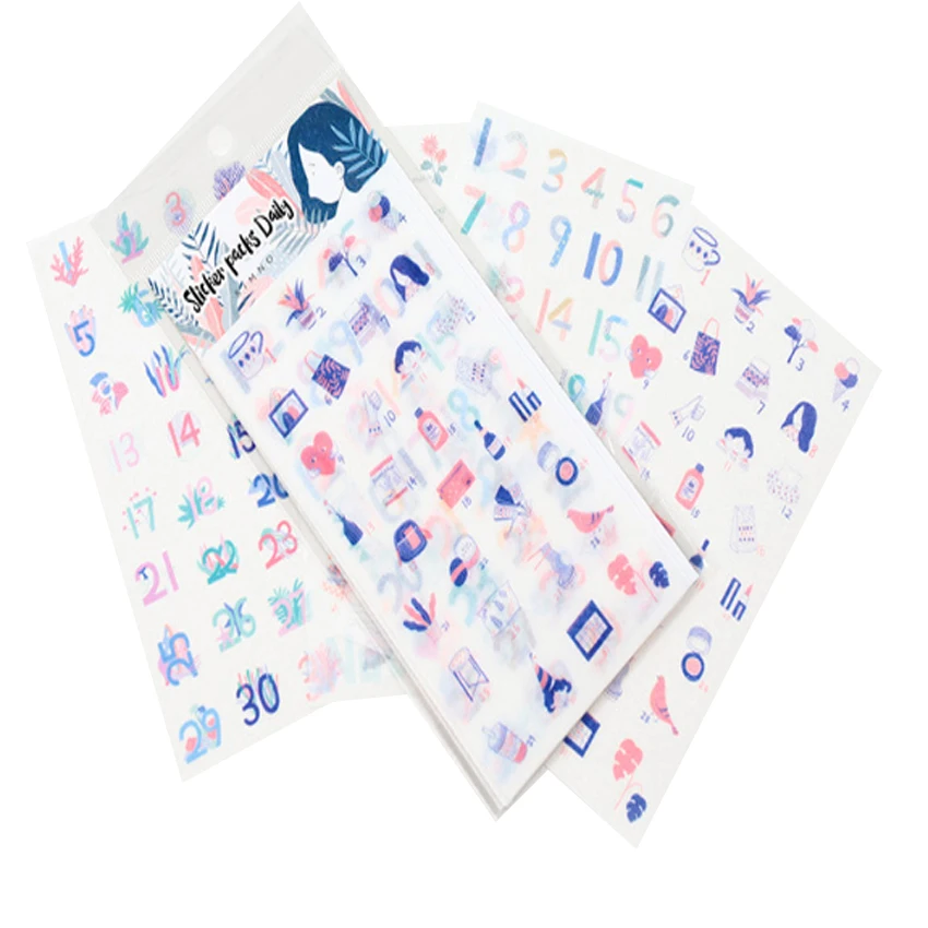 12packs/lot Cartoon Month Date Stickers Adhesive Decoration Diary Stationery Stickers Children Gift DIY Stickers Wholesale
12packs/lot Cartoon Month Date Stickers Adhesive Decoration Diary Stationery Stickers Children Gift DIY Stickers Wholesale