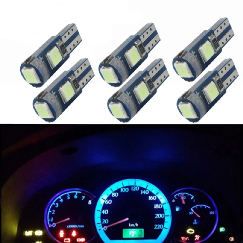 T5 Super Bright 3 SMD 3030 12V LED Bulb Car Instrument Lamp indicator light Lamp light highlight background light
T5 Super Bright 3 SMD 3030 12V LED Bulb Car Instrument Lamp indicator light Lamp light highlight background light