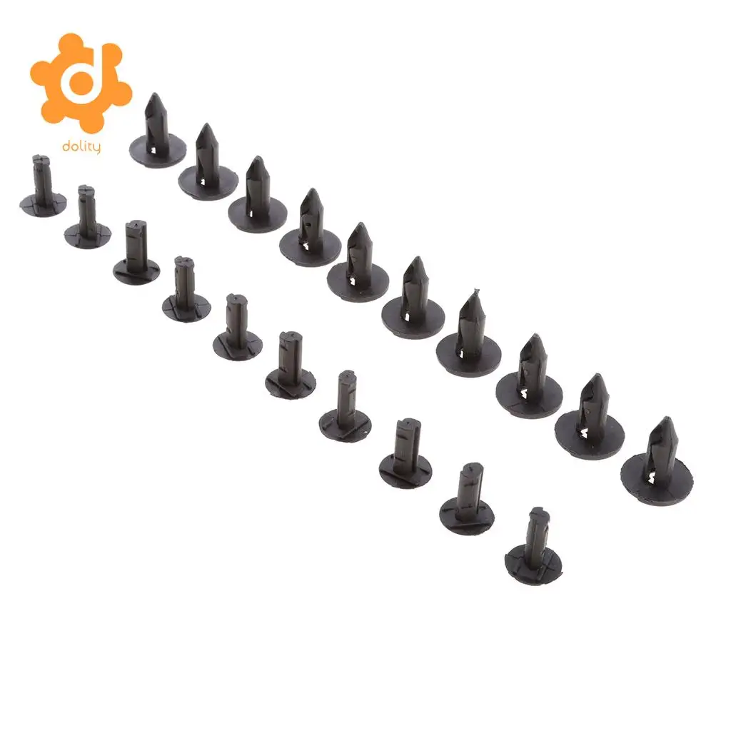 10 Pieces Car Bumper Rivet Retainer Fastener Clip for VW Golf 4 Audi