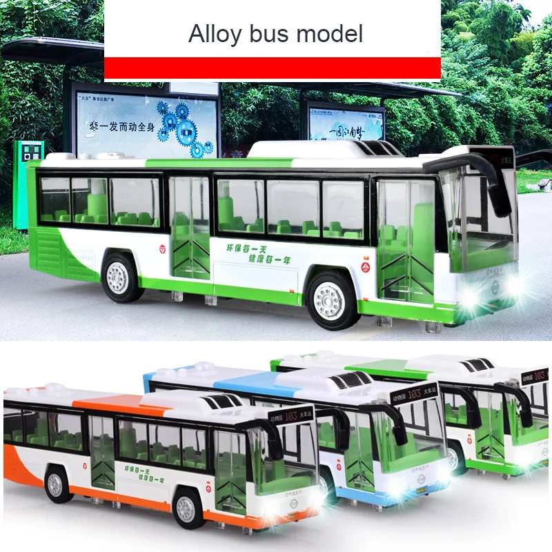 Simulation Alloy Bus Model City Touring Air Conditioning Bus Model Diecast Car Sound Light Toy Car Model Auto Car Toys for Boys
Simulation Alloy Bus Model City Touring Air Conditioning Bus Model Diecast Car Sound Light Toy Car Model Auto Car Toys for Boys