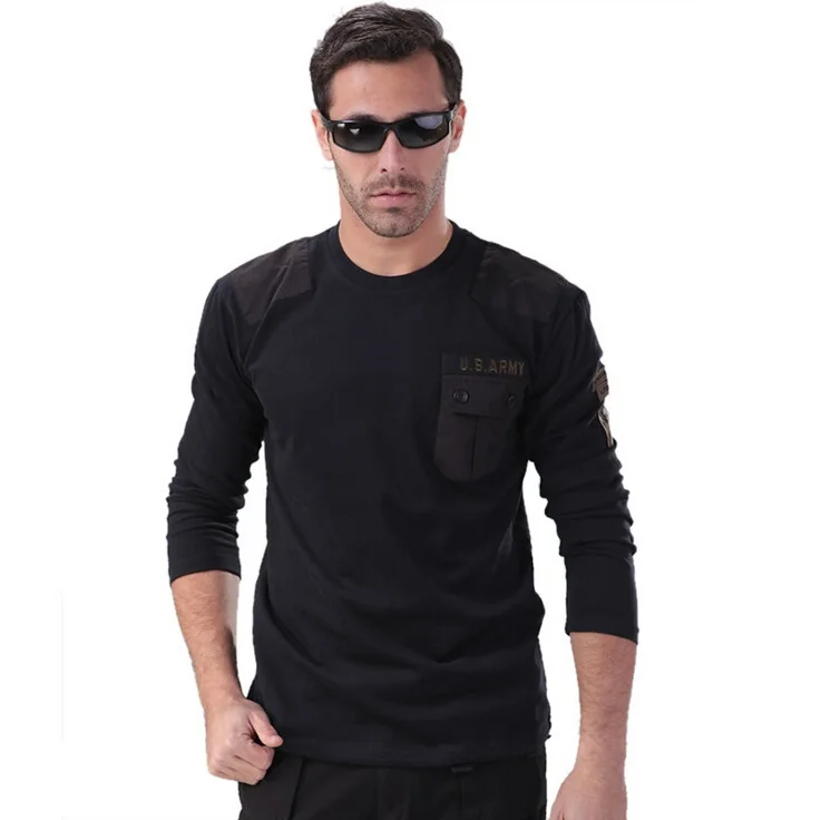 Men Casual Long Sleeve T Shirt Military Cotton Army Tactical T Shirt Size M-XXL
Men Casual Long Sleeve T Shirt Military Cotton Army Tactical T Shirt Size M-XXL
