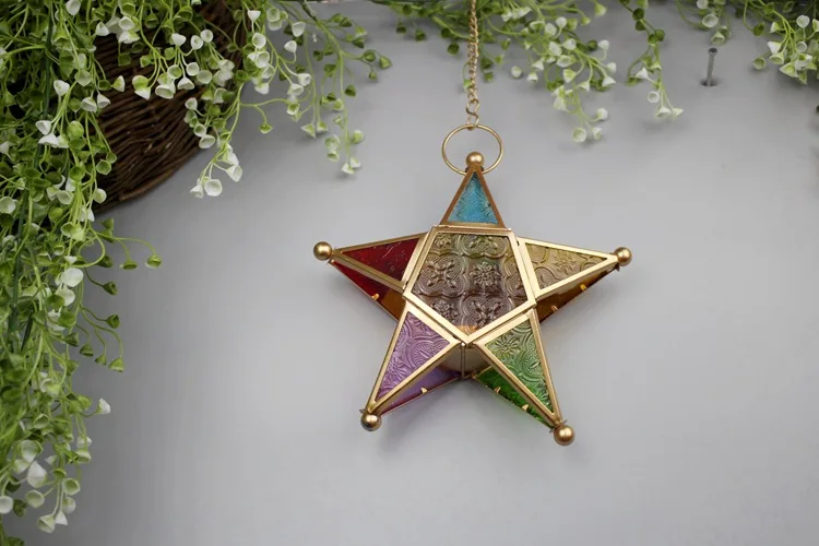 1PC Glass Candle Holders Moroccan Star Candlestick Metal Home Garden Lamps Large Hanging Tea Light Lanterns for Home Decor MK025
1PC Glass Candle Holders Moroccan Star Candlestick Metal Home Garden Lamps Large Hanging Tea Light Lanterns for Home Decor MK025