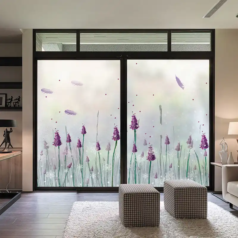 Frosted Glass Stickers Bathroom Glass Doors Light Opaque